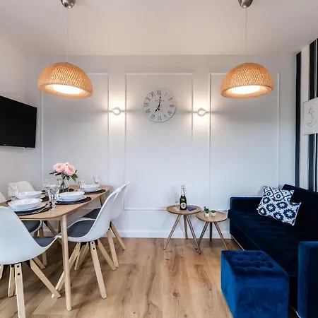 Blue Marine 19 Z Tarasem I Widokiem Na Morze Przy Plazy Apartment Rowy (Pomerania)