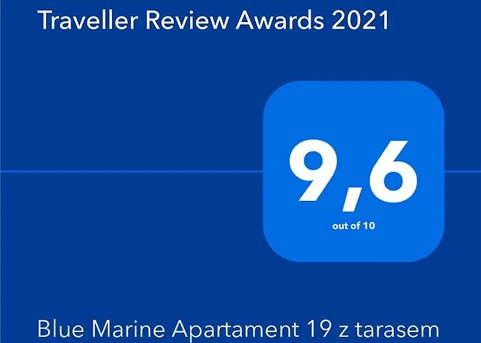 Lägenhet Blue Marine 19 Z Tarasem I Widokiem Na Morze Przy Plazy *