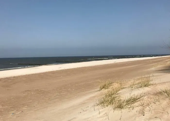 Blue Marine 19 Z Tarasem I Widokiem Na Morze Przy Plazy Lägenhet