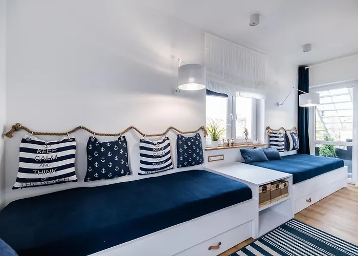 Lägenhet Blue Marine 19 Z Tarasem I Widokiem Na Morze Przy Plazy Rowy (Pomerania)