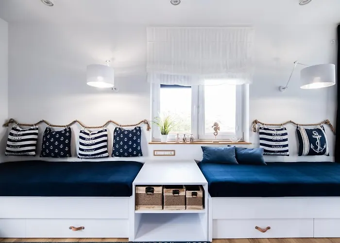 Blue Marine 19 Z Tarasem I Widokiem Na Morze Przy Plazy * Rowy (Pomerania)