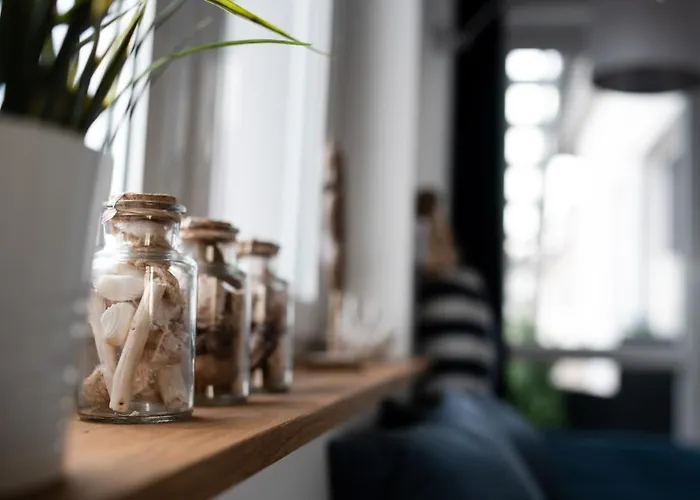 Blue Marine 19 Z Tarasem I Widokiem Na Morze Przy Plazy Lägenhet *