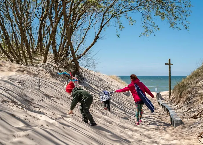 Lägenhet Blue Marine 19 Z Tarasem I Widokiem Na Morze Przy Plazy Rowy (Pomerania)